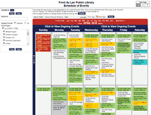 Tablet Screenshot of calendar.fdlpl.org